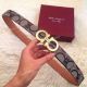 Knockoff Salvatore Ferragamo Men Leather Belt with Silver Buckle (4)_th.jpg